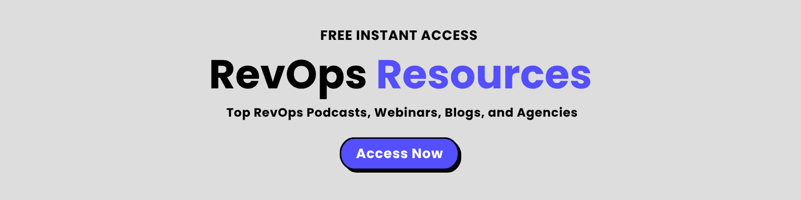 Revenue Operations Resources Free Access