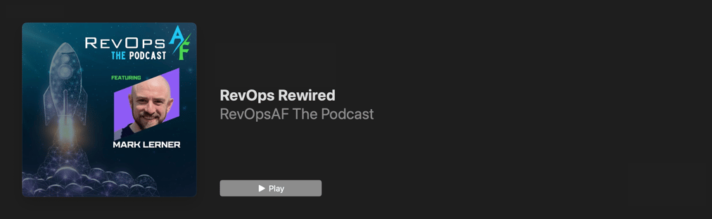 revenue Operations Podcast