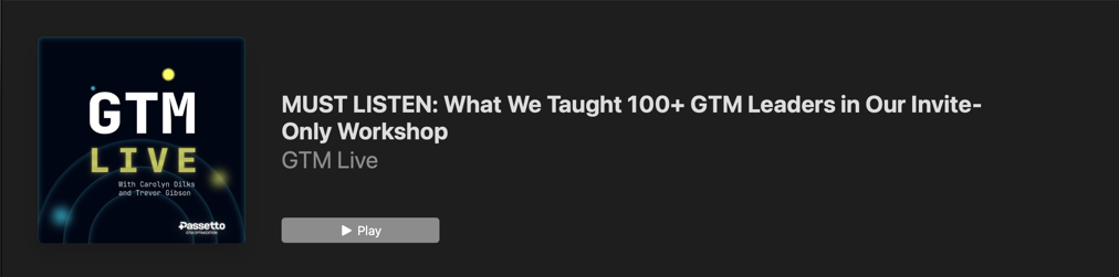 Cover art of Pavilion’s GTM leadership podcast episode summarizing insights from 100+ go-to-market leaders on revenue operations and scalable growth.”