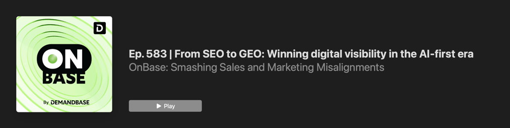 revenue operations podcast