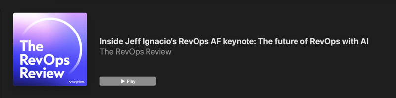 revops podcast
