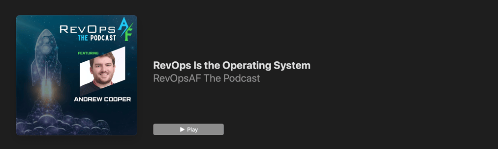 revenue operations podcast