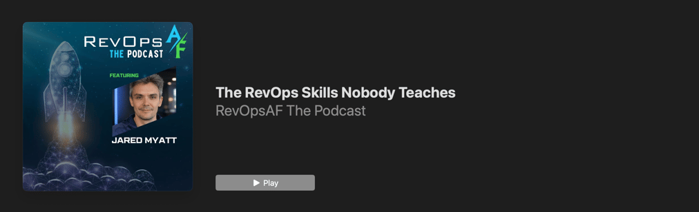 revenue operations podcast